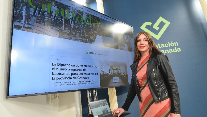La Diputación de Granada lanza una nueva web con imagen renovada para mejorar los servicios al ciudadano