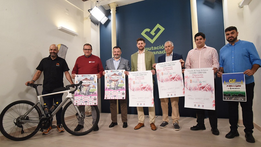 Loja, Cenes de la Vega y Lanjarón serán sedes del Circuito de Larga Distancia de Ciclismo de Carretera que organiza Diputación