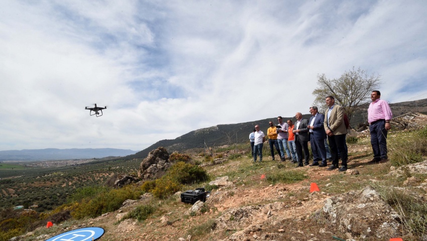 El dron de Diputación ha completado ya 45 trabajos urbanísticos de precisión para ayuntamientos de la provincia
