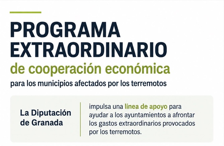 AYUDA EXTRAORDINARIA A MUNICIPIOS PARA GASTOS DERIVADOS DE LOS TERREMOTOS PRODUCIDOS EN 2026