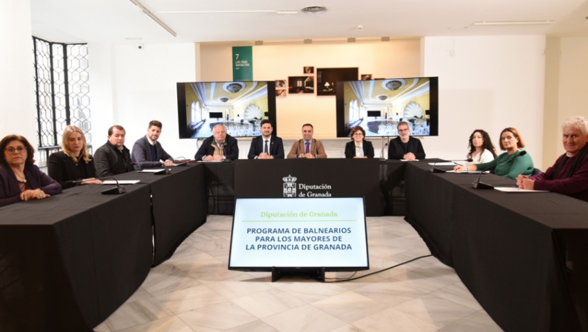 Puesta en marcha del nuevo programa de balnearios para los mayores de la provincia de Granada
