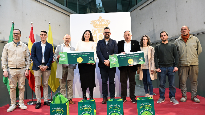 Diputación y Ecovidrio premian a Atarfe y Huétor Vega por su compromiso con el reciclaje