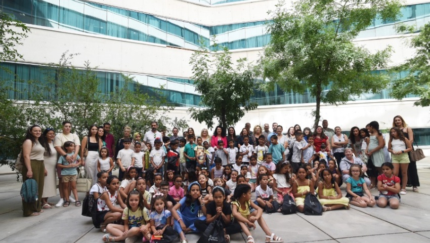 Recepción en la sede de Diputación a los niños saharauis de ‘Vacaciones en paz’