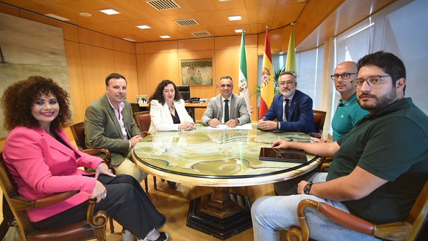 El Geoparque de Granada muestra su experiencia al proyecto de Geoparque transnacional de Huelva y el Alentejo
