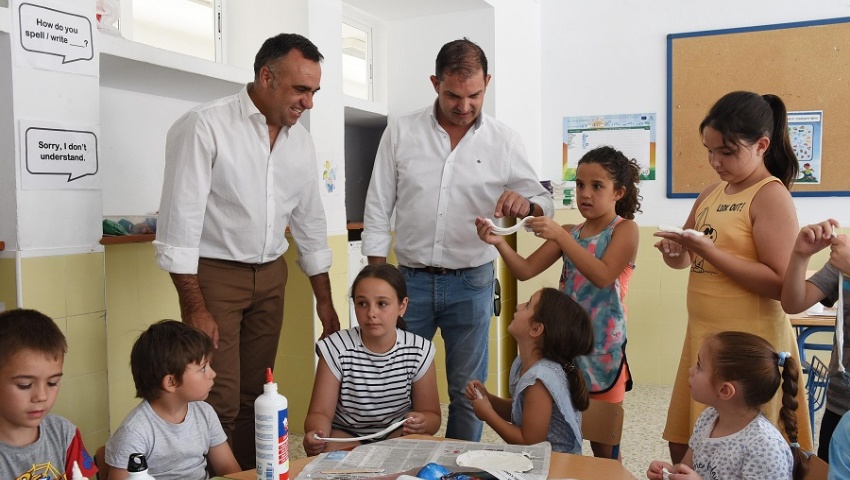 Medio centenar de niños disfrutan de una Escuela de Verano en Algarinejo con el apoyo de Diputación