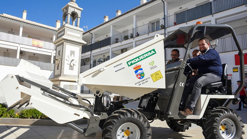 Dílar cuenta con un vehículo para recogida de residuos en zonas de difícil acceso