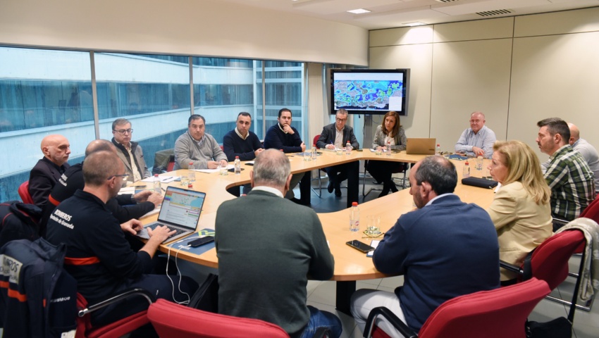 Diputación mantiene una reunión de coordinación de emergencias ante la DANA