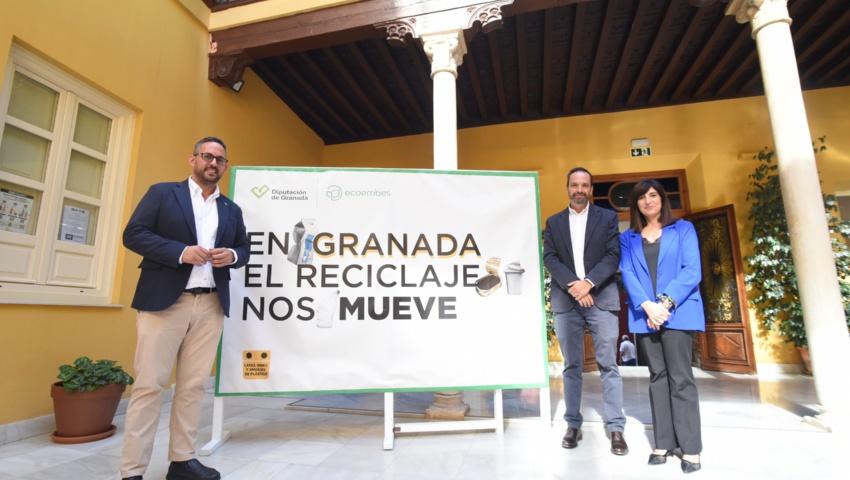 Diputación y Ecoembes presentan la campaña ¿En Granada el reciclaje nos mueve¿