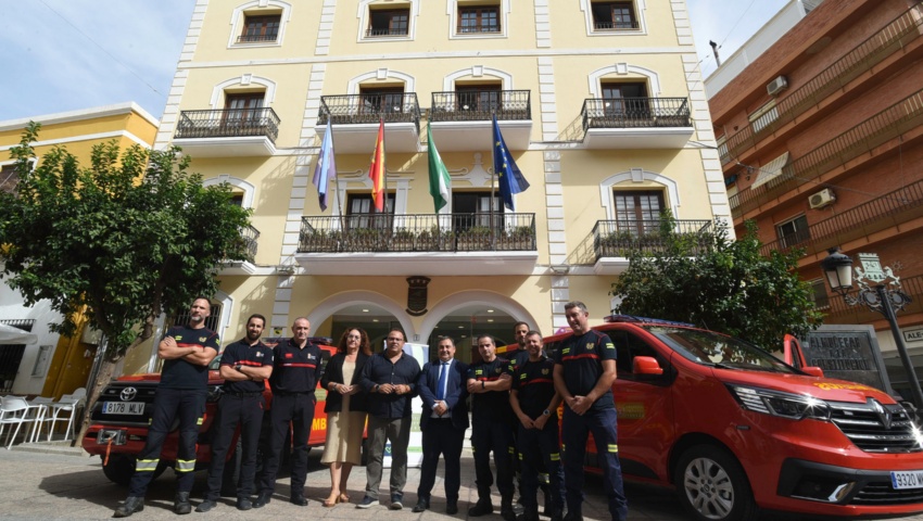 Diputación destinará más de 100.000 euros para dos nuevos vehículos para el Parque de Bomberos de Almuñécar