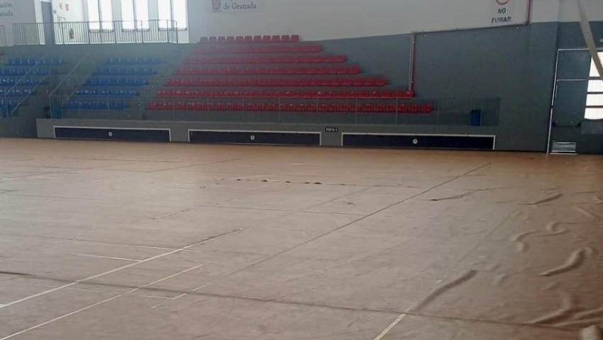 Comienzan los trabajos de mejora del pabellón cubierto de la Ciudad Deportiva