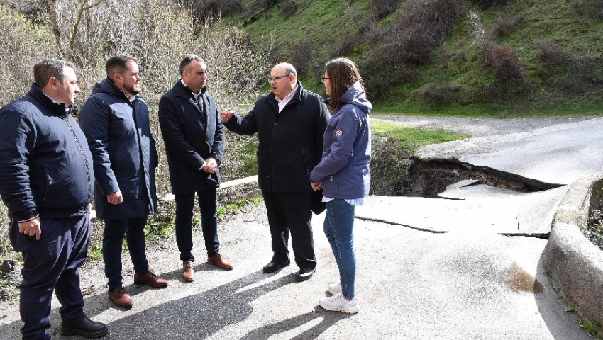 El puente sobre el río Maitena afectado por la lluvia será reparado por Diputación