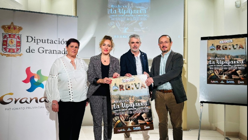 Diputación y Junta apoyan la XXVII Feria “Hecho en la Alpujarra”