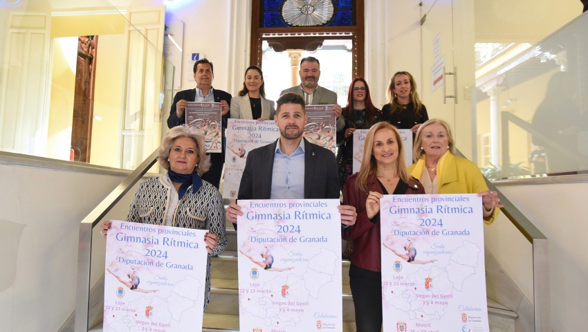 El diputado Eric Escobedo presenta los Encuentros Provinciales de Gimnasia Rítmica
