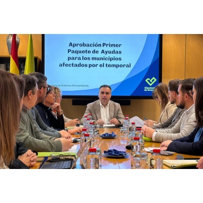 Aprobado un primer paquete de ayudas para los municipios afectados por el temporal