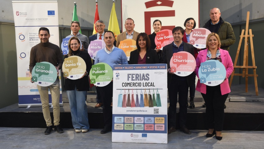 Diputación invierte un millón de euros en la activación del comercio de proximidad de los municipios metropolitanos