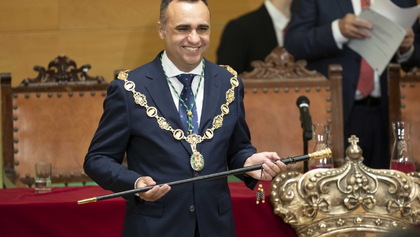 Investidura de Francis Rodríguez, nuevo presidente de la Diputación de Granada