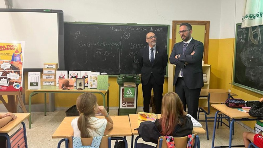 Diputación promueve talleres para explicar a 1450 escolares de la provincia la importancia de separar los residuos