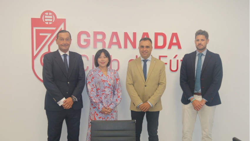 La Institución Provincial y el Granada CF mantienen una reunión de trabajo en Los Cármenes