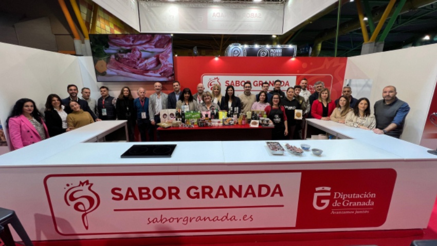 El diputado de Sabor Granada, Antonio Diaz , en el Salón de la Innovación