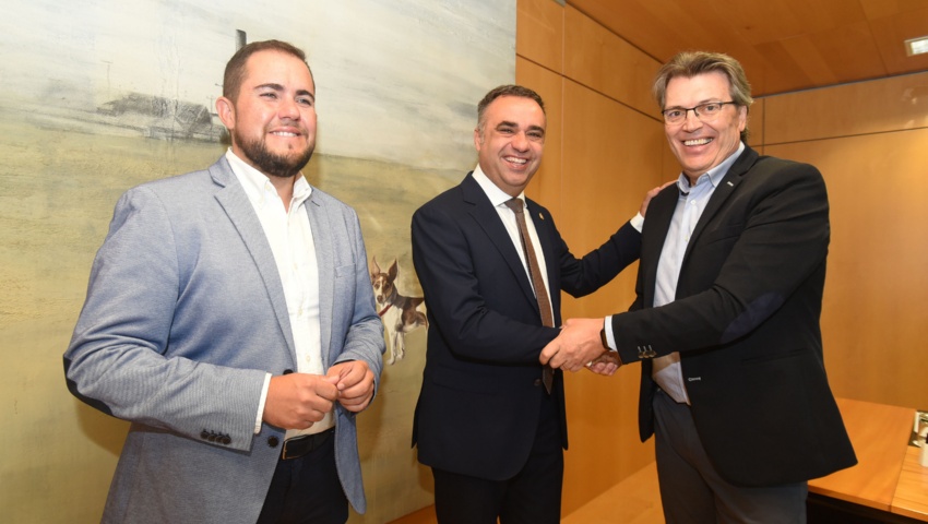 Francis Rodríguez, José Torrente y José Ramón Jiménez