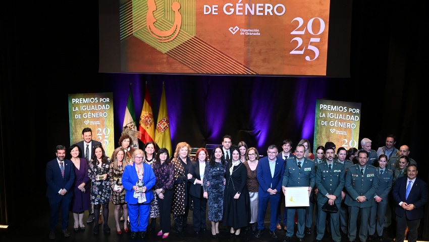 Diputación destaca el trabajo de entidades y personas por la igualdad de género en su Gala de Premios anual