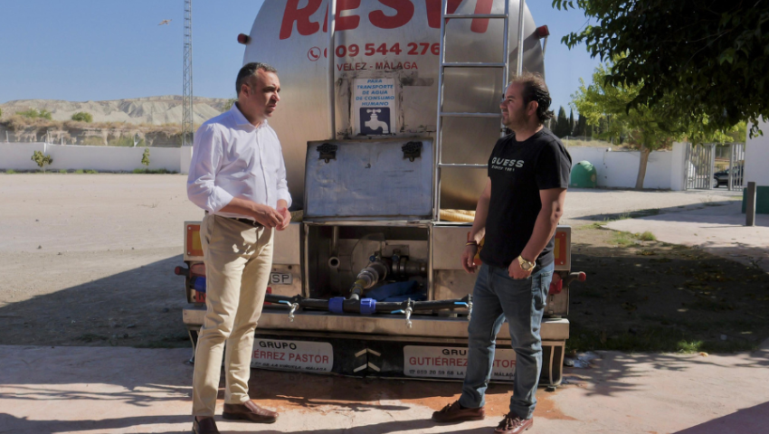 Diputación financiará la construcción de un pozo en Alicún de Ortega para garantizar el abastecimiento de agua
