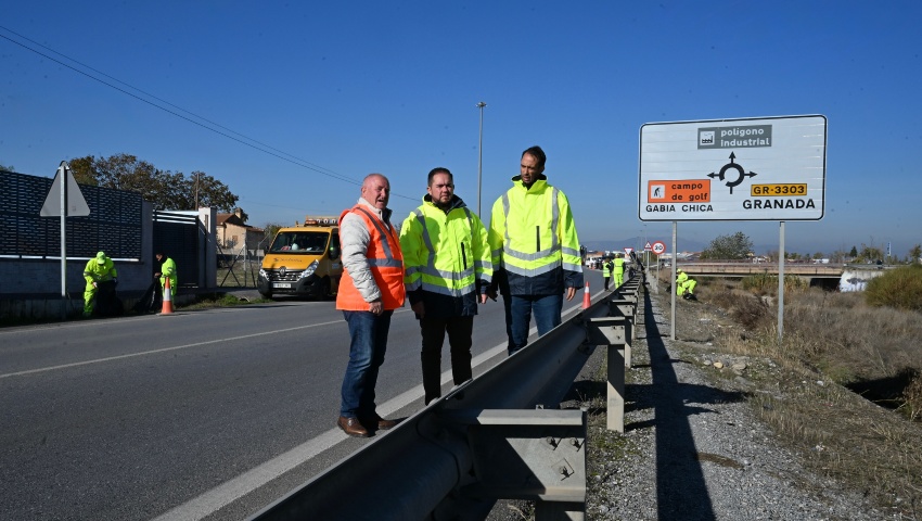 Diputación ejecutará este mes una campaña intensiva de limpieza de basura en cunetas de más de 200 kilómetros de carreteras del Área Metropolitana y su entorno