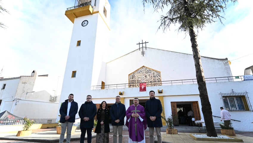 Diputación destina 35.000 euros al arreglo de las cubiertas de la iglesia de Cuevas del Campo
