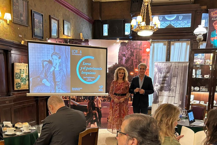 Diputación revive a Lorca en el Gran Café Tortoni de Buenos Aires y pone en valor su potencial turístico