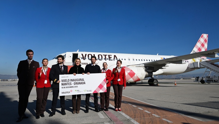 La Diputación de Granada impulsa la nueva ruta aérea con Nantes, que ofrecerá más de 28.000 plazas entre 2025 y 2026