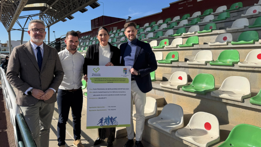 Las instalaciones del Estadio Municipal de Atarfe son mejoradas con una dotación presupuestaria de más de 170.000 euros