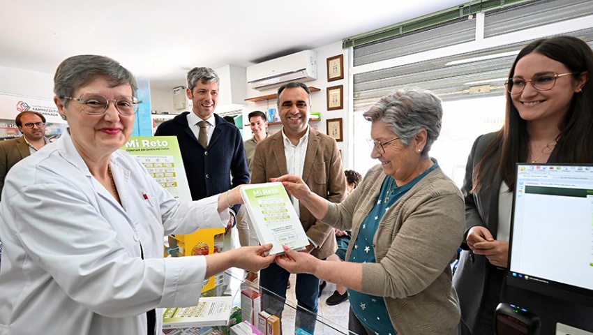 Diputación y el Colegio de Farmacéuticos ofrecerán un sistema personalizado de medicación gratuito a mayores, gracias al proyecto ‘Mi Reto’