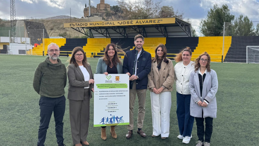 150.000 euros para la sustitución del césped artificial y la remodelación de los vestuarios del Campo de Fútbol de Montefrío