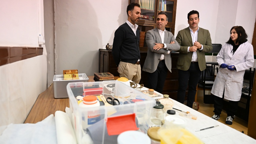 La restauración del Cristo de la Paciencia entra en su fase final y será repuesto al culto a finales de noviembre