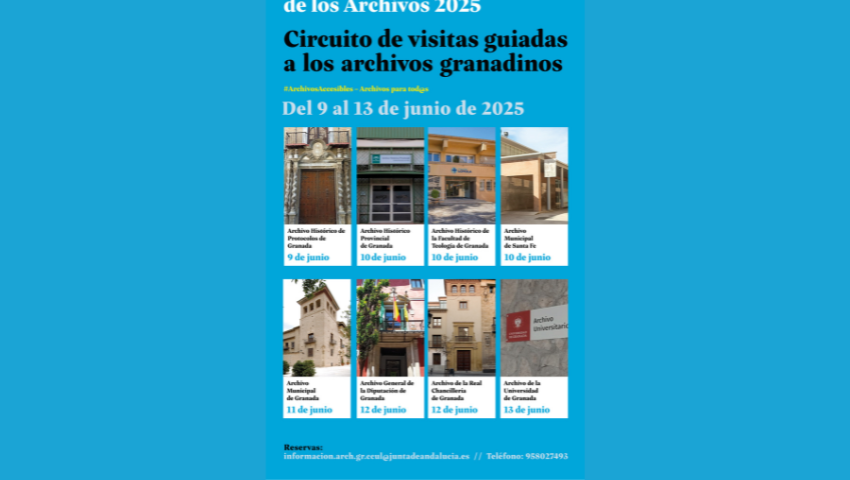 Circuito de visitas guiadas a los archivos granadinos con motivo de su Semana Internacional