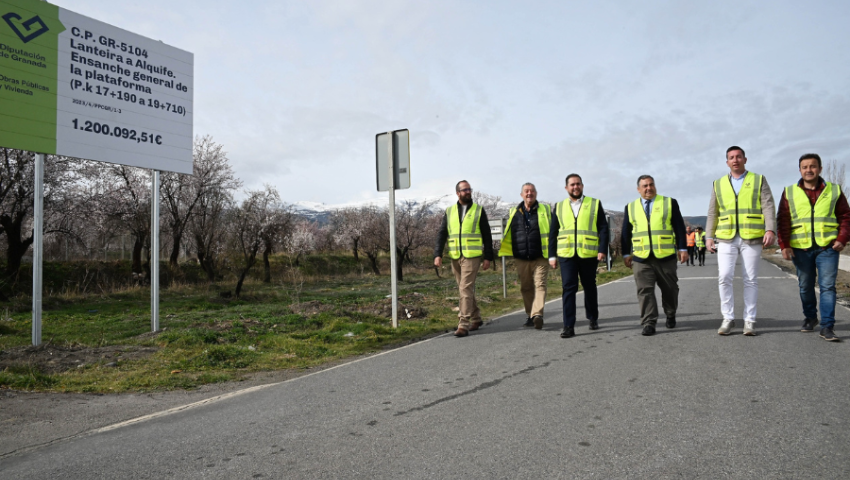 Más de 1,2 millones de euros para mejorar la carretera GR-5104