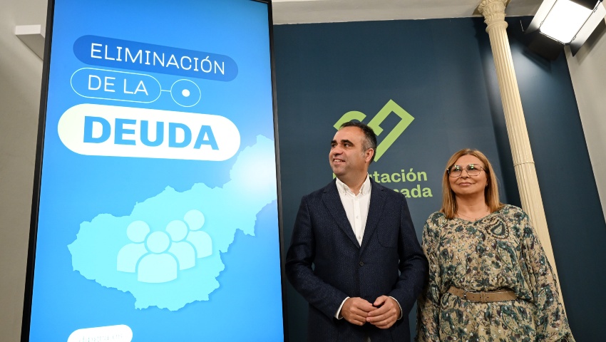 Diputación dejará su deuda a cero por primera vez en los últimos 30 años
