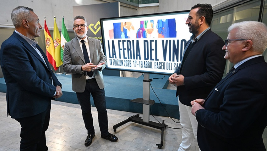 Diputación respalda la IV Feria del Vino para potenciar el sector vinícola provincial