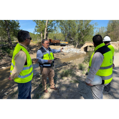 Iniciadas las obras de reconstrucción del puente que une Benalúa y Bejarín en la carretera GR-4104
