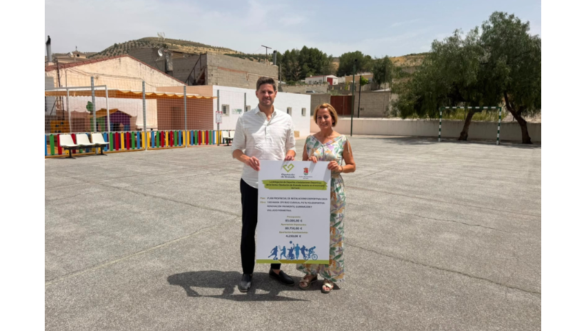 Más de 80.000 euros para la renovación de la pista polideportiva del CPR Ruiz Carvajal de Cacín