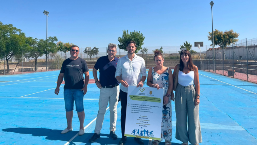 Diputación destinará 150.000 euros a la remodelación de dos pistas deportivas de Cúllar