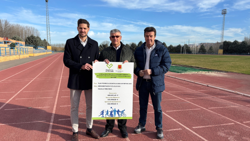 Más de 645.000 euros para la repavimentación integral de la pista de atletismo ‘Paquillo Fernández’ de Guadix
