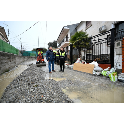 Huétor Tájar y Beas de Granada continúan con las tareas de limpieza tras el paso del temporal