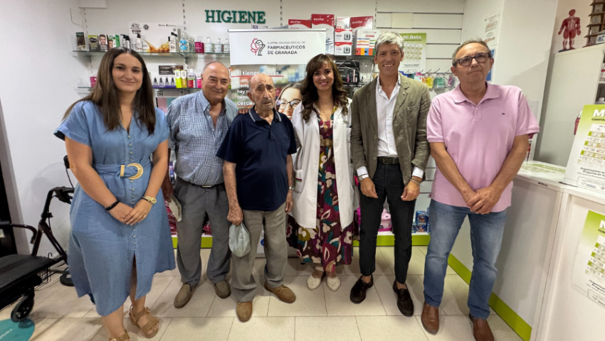 Diputación y el Colegio Oficial de Farmacéuticos renuevan el proyecto 'Mi Reto' con dos nuevos servicios asistenciales para las personas mayores