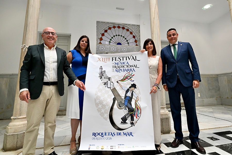 El Festival de Música Tradicional de La Alpujarra celebrará su XLIII edición el 9 de agosto en Roquetas de Mar