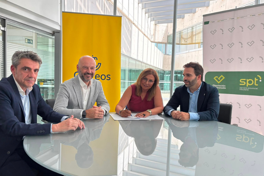 Firmado un convenio con Correos para facilitar el pago de tributos municipales a través de la red postal