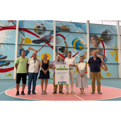 Diputación destina cerca de 95.000 euros a la mejora de la ventilación de la pista polideportiva cubierta de Valderrubio