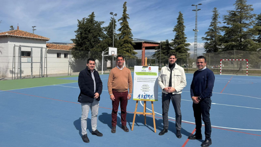 Destinados cerca de 700.000 euros para realizar una cubierta en la pista polideportiva de Alhendín
