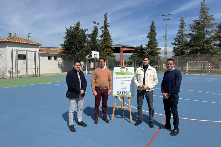 Destinados cerca de 700.000 euros para realizar una cubierta en la pista polideportiva de Alhendín
