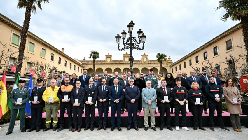 Reconocimiento a la labor de los efectivos que actuaron durante los temporales del último mes en la provincia